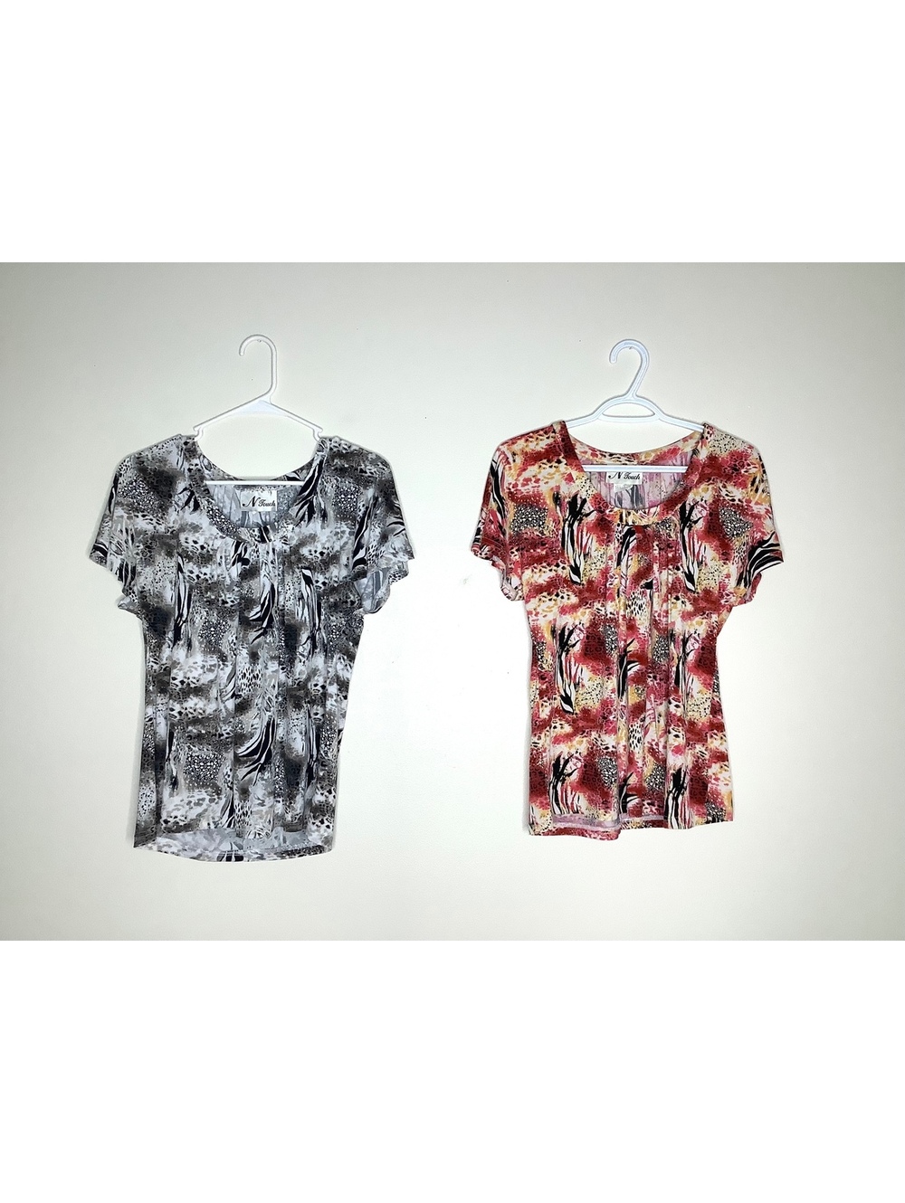 Vintage N Touch Mixed Animal Print Pattern Blouse Bundle